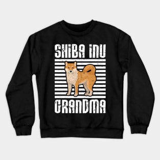 Shiba Inu Grandma Proud Dogs Crewneck Sweatshirt